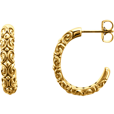 Gold Hoop Earrings